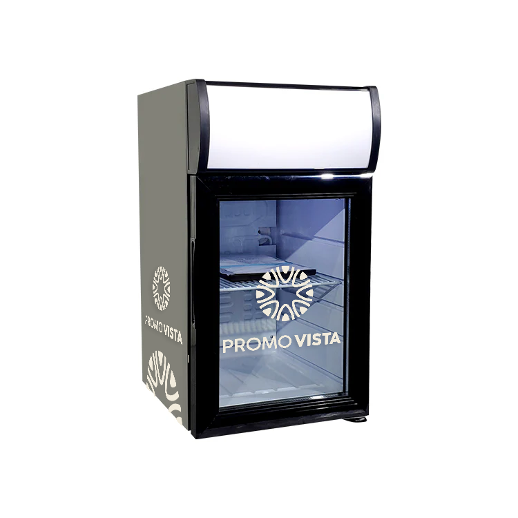 Branded Counter Top Cooler – Customizable Display Fridge (330x406x615 mm), Capacity 21L