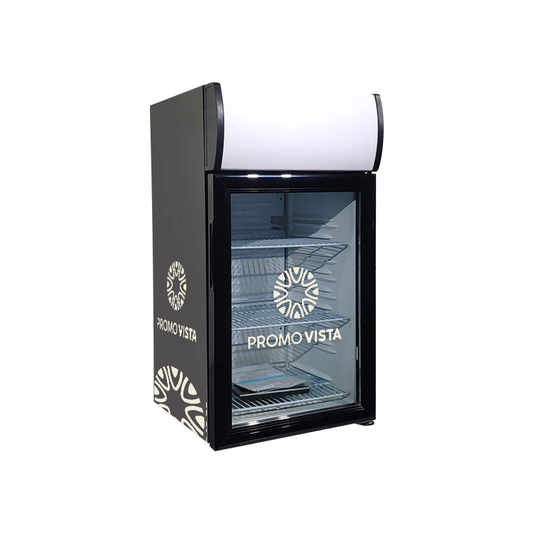 Branded Counter Top Cooler – Customizable Display Fridge (420x451x788 mm), Capacity 52L