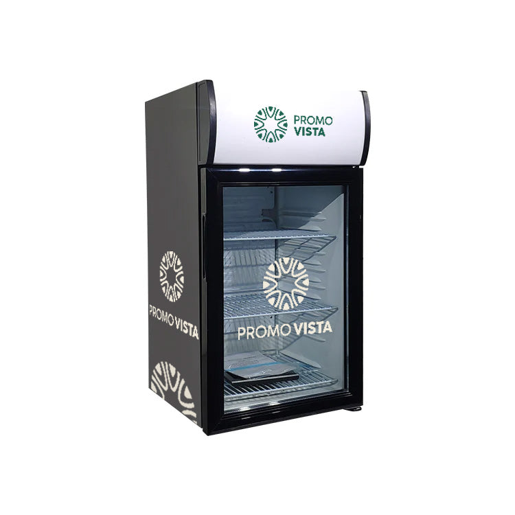 Branded Counter Top Cooler – Customizable Display Fridge (420x451x788 mm), Capacity 52L