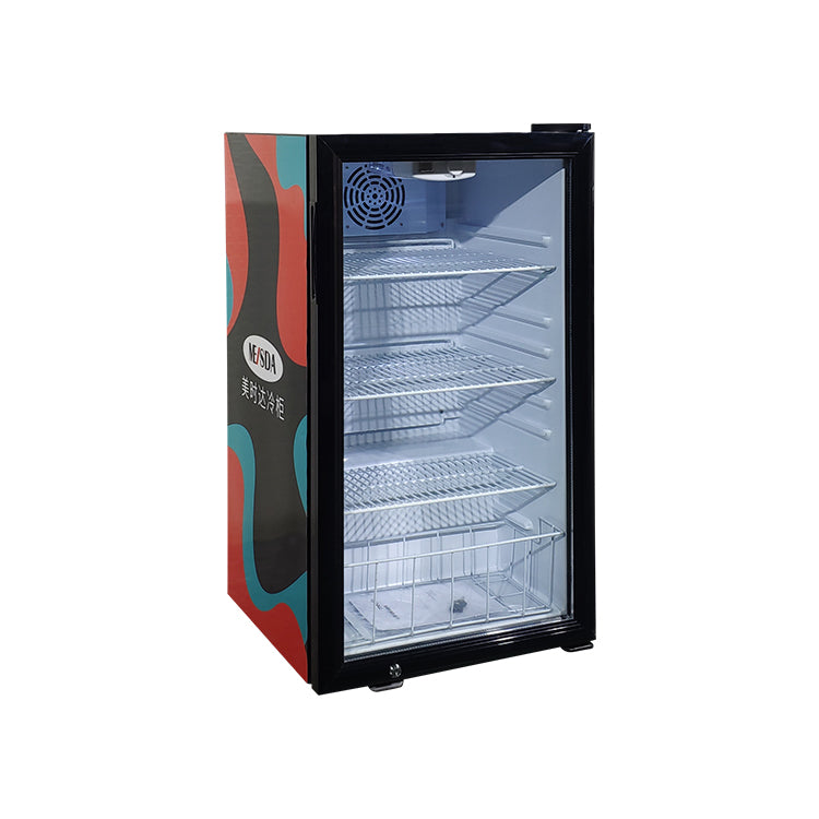 Branded livery example — 98L countertop cooler (Meisda SC98)