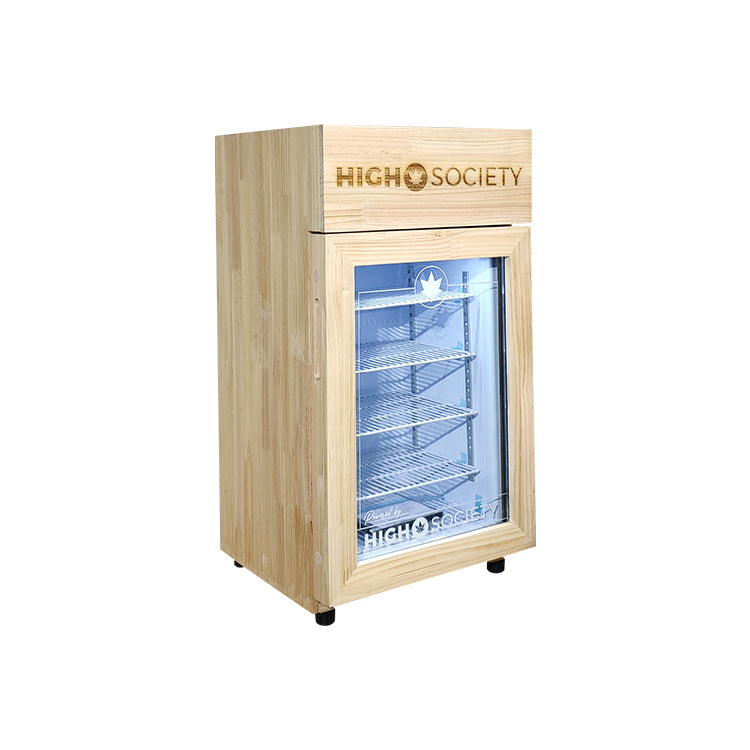 Branded Counter Top Cooler – Customizable Display Fridge (460x460x838 mm), Capacity 68L