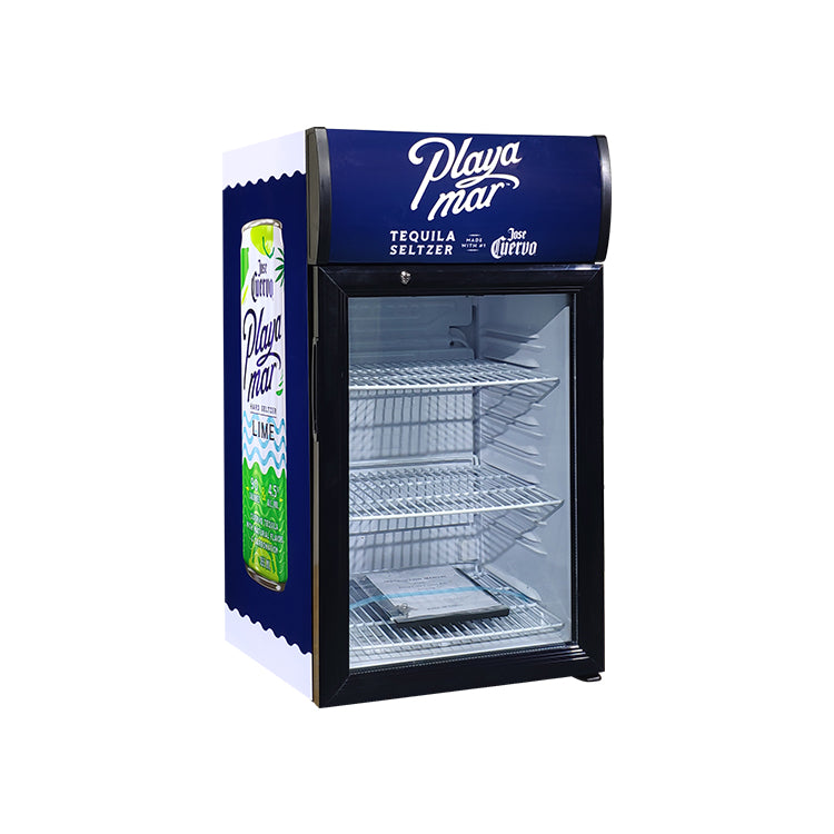 Branded Counter Top Cooler – Customizable Display Fridge (420x451x788 mm), Capacity 52L