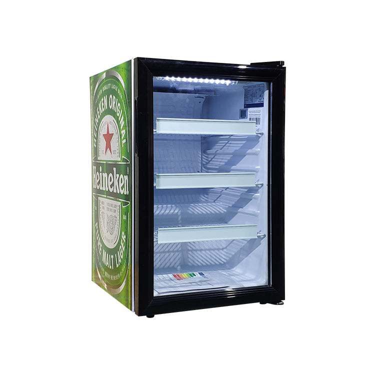 Branded livery example — 68L countertop cooler (Meisda SC68)