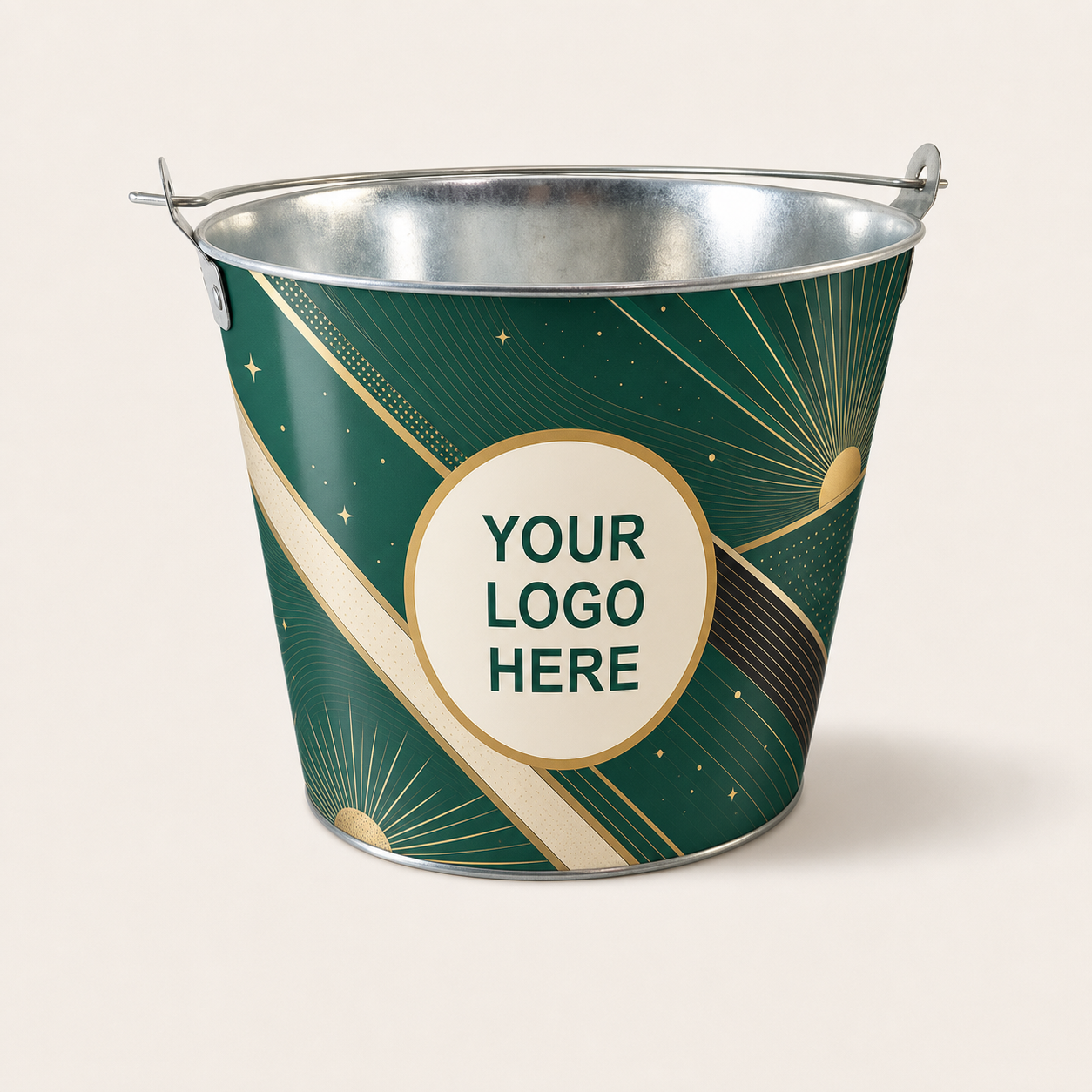 3L Full Colour Metal Ice Bucket product photo