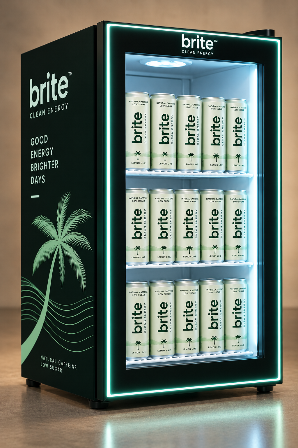 QUOTE: Brite Branded Countertop Display Cooler 70L — Square Door