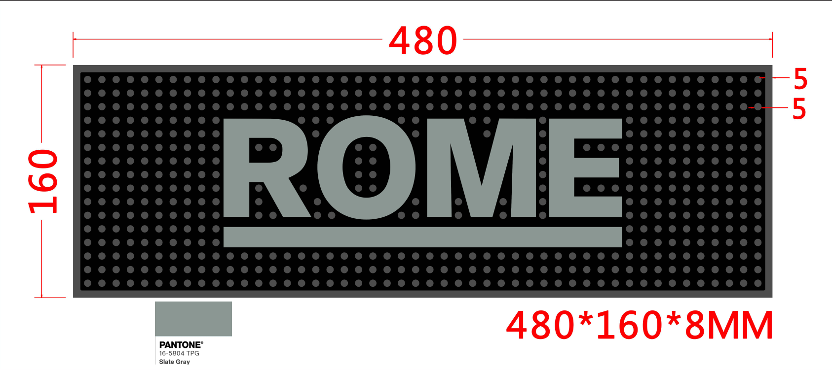 QUOTE: ROME PVC Bar Mats