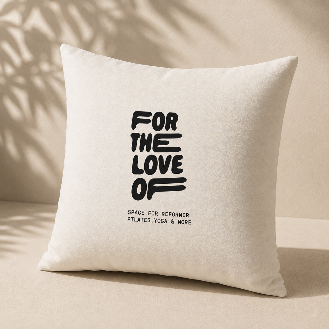 QUOTE: FOR THE LOVE Pillow 50*50cm