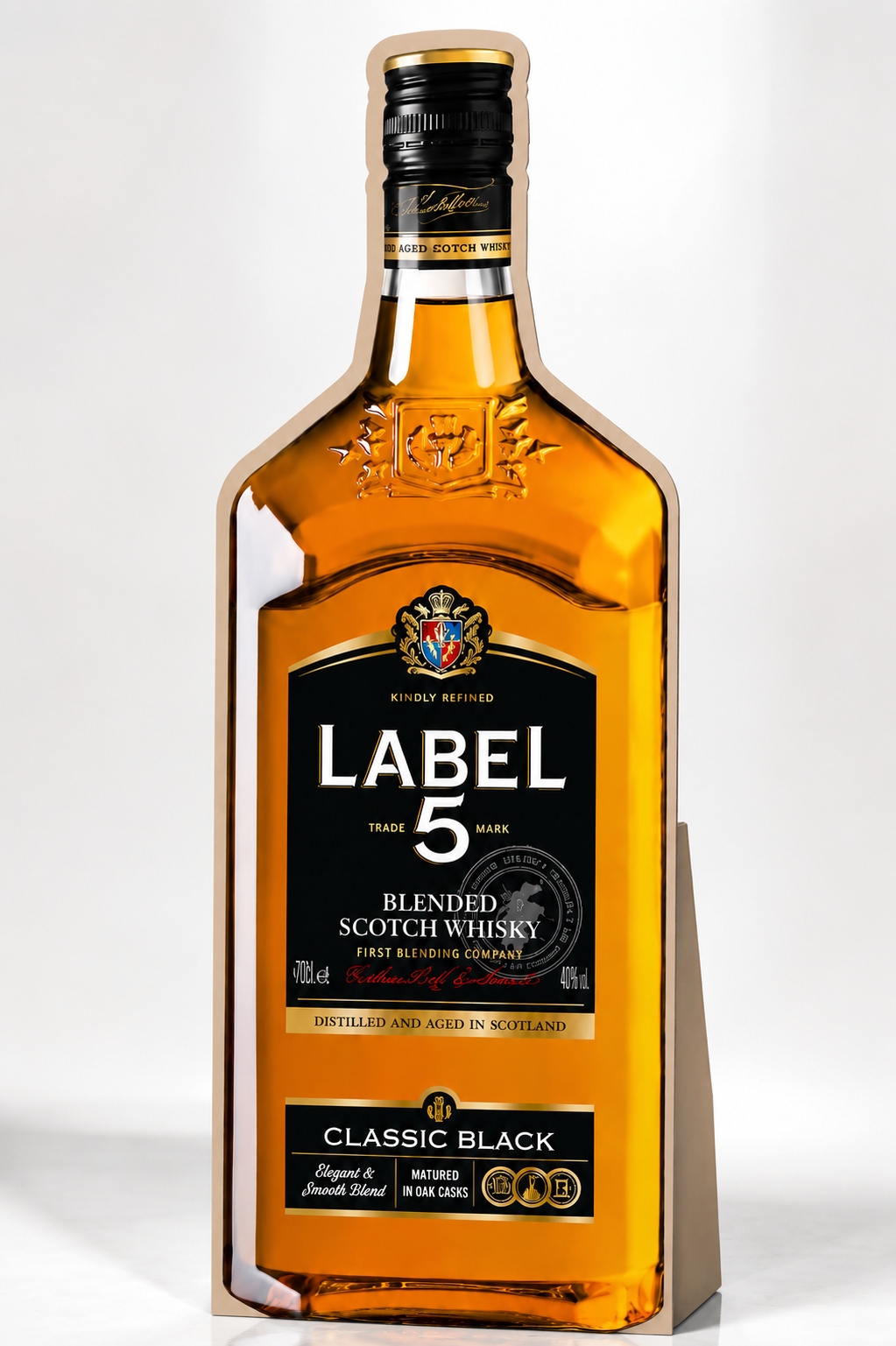 QUOTE: Label 5 Lifesize Bottle Display
