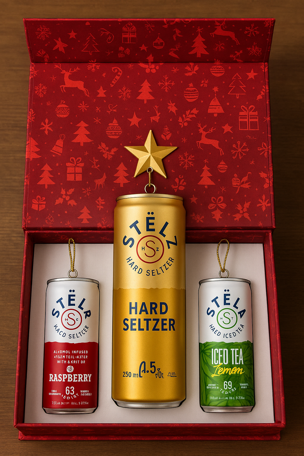 QUOTE: STELZ Christmas Gift Bundle 500 Sets Glass Cans