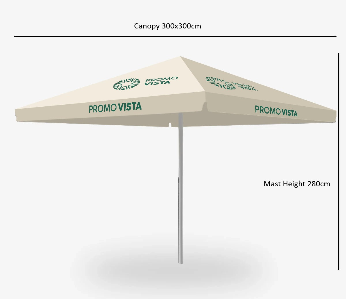 Custom Bar Parasol With Frills – Perfect for Your Brand