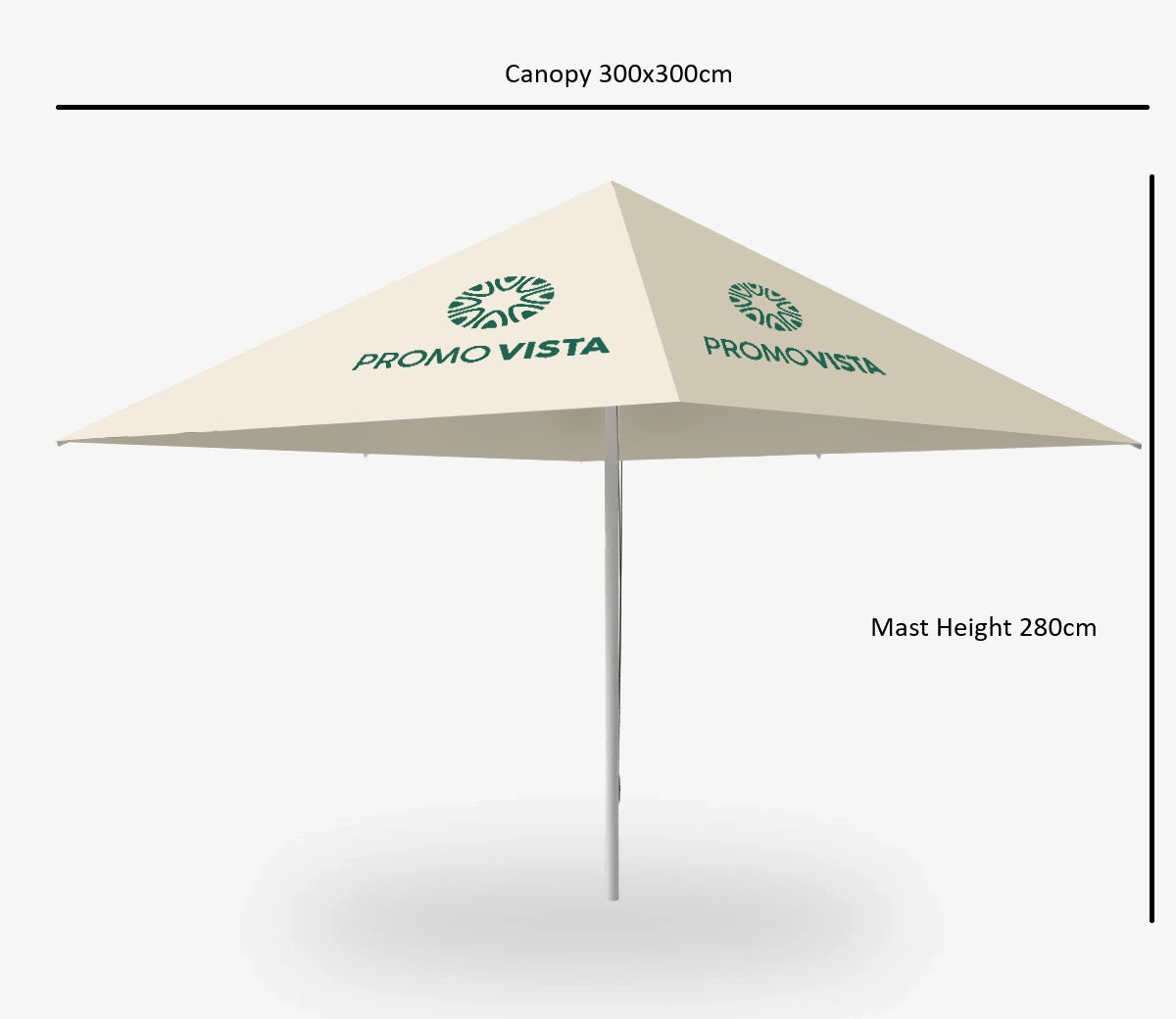 Custom Bar Parasol Without Frills – Perfect for Your Brand