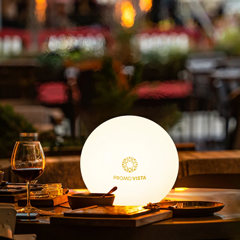 Customizable Luminous Sphere Table Lamp – Elegant & Functional Lighting