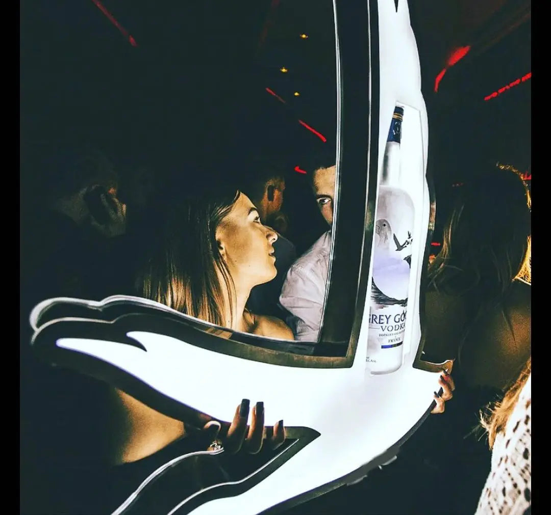 Custom LED Bottle Presenter – Standout VIP Bottle Service