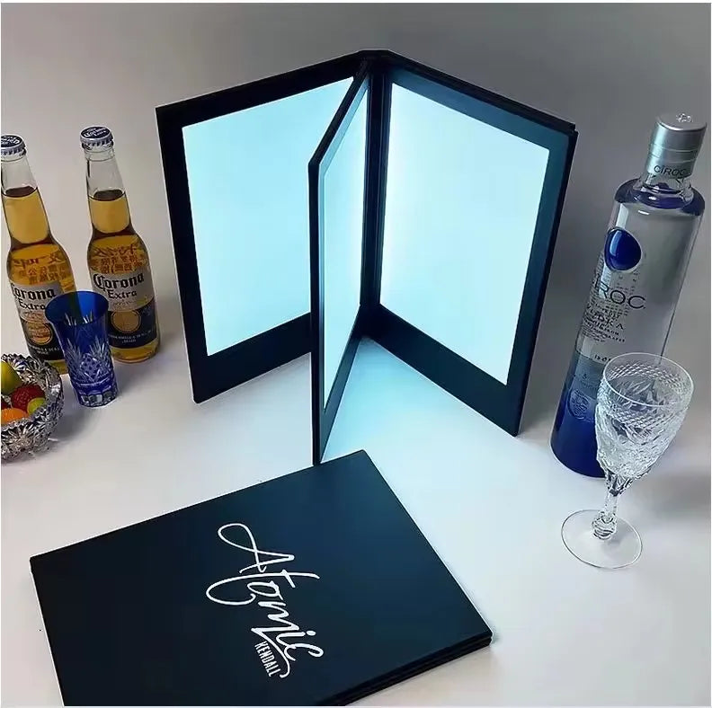 Custom Light Up Menu Holder – LED Backlit Display