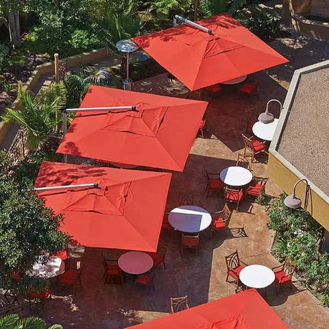 Luxury Giant Cantilever Parasol – Custom Branded & Waterproof