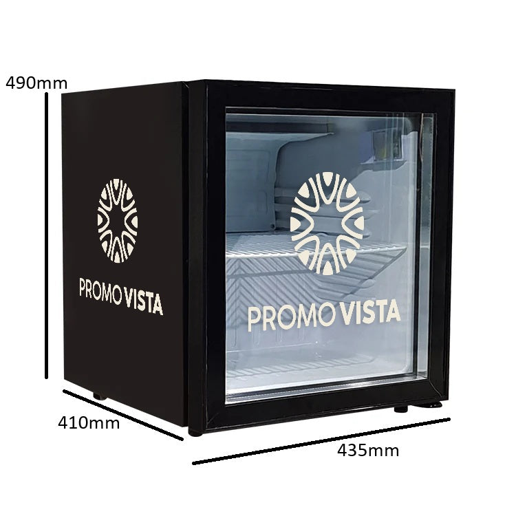 Branded Counter Top Cooler – Customizable Display Fridge (435x410x490 mm), Capacity 52L
