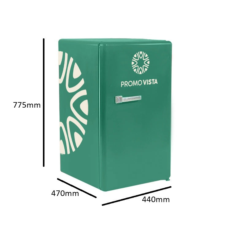 Custom Retro Cooler – Stylish & Branded Countertop Display (440x470x775 mm), Capacity 80L