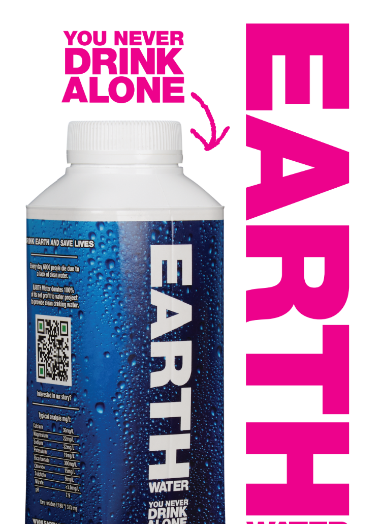 QUOTE: Earth Water Transparent Stickers
