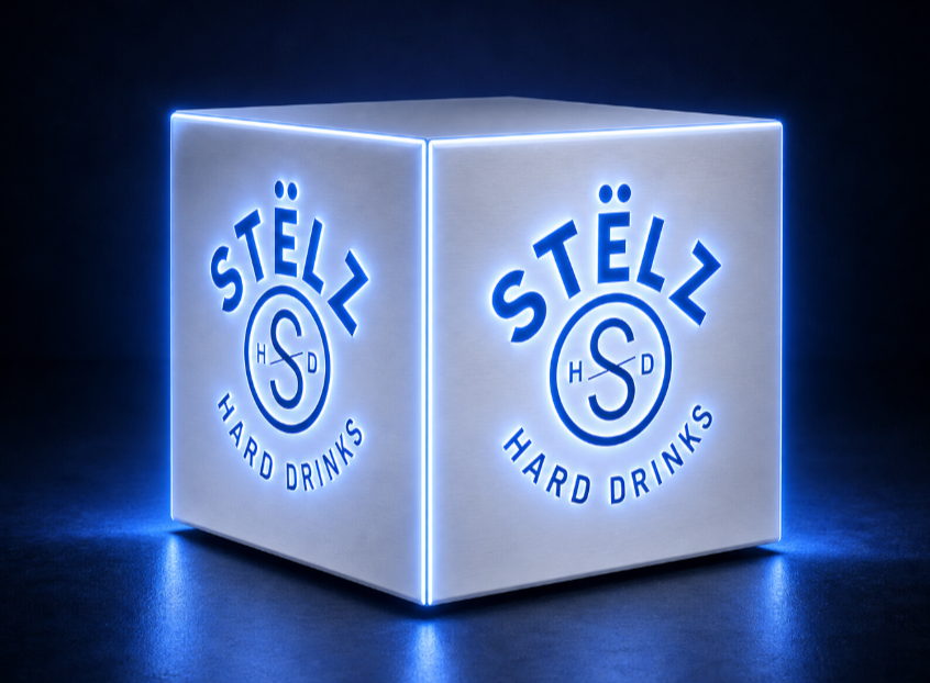 QUOTE: White Metal LED Cube 40*40cm