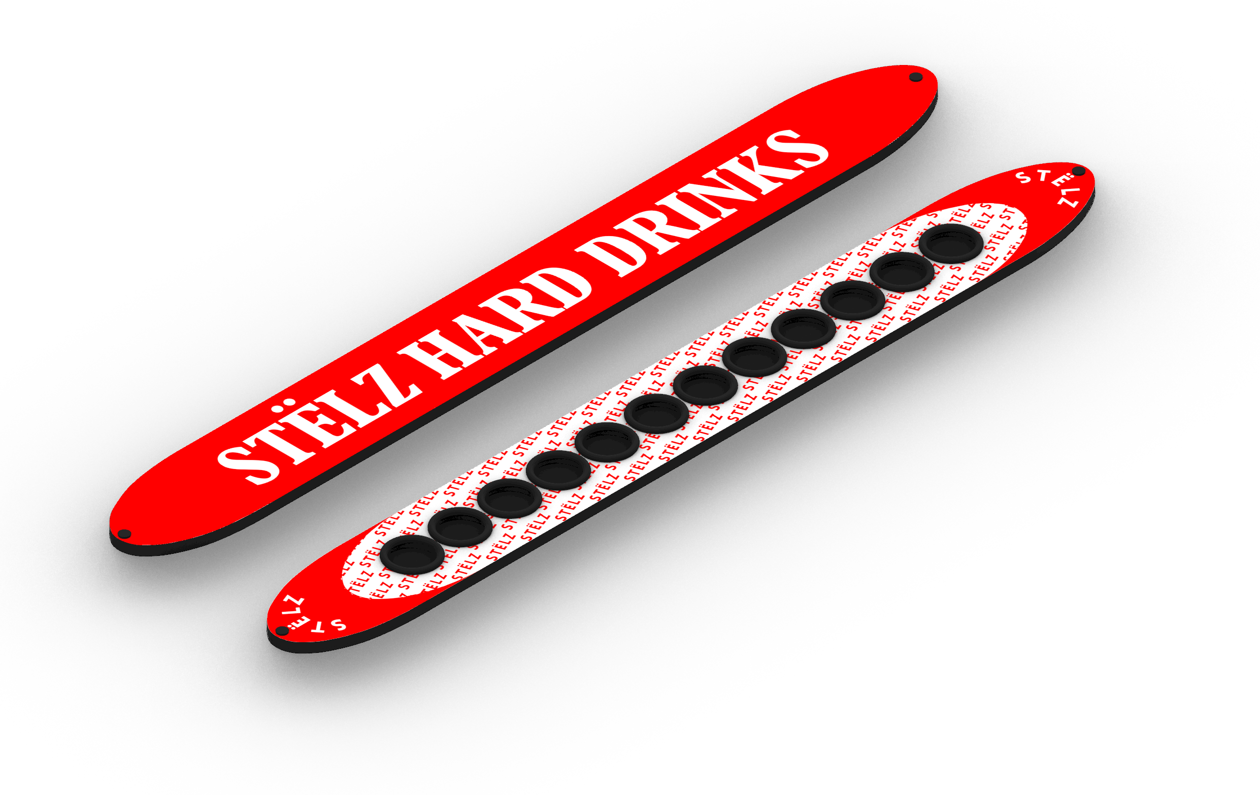 QUOTE: Snow Ski Shotski 12 Holes Flat Ends (Sample)
