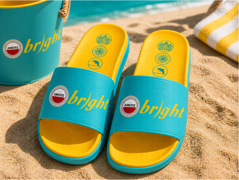 Amstel Bright Slippers - size 38-40