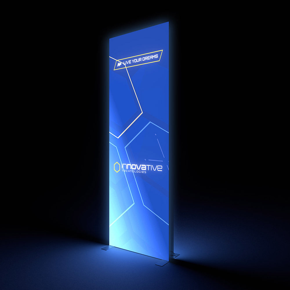 Custom Printed Brightbox Pro Flex Wall 100 x 300 cm Double-sided