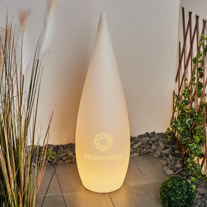 Outdoor Variable Light LED Floor Lamp – Modern Water Drop Design