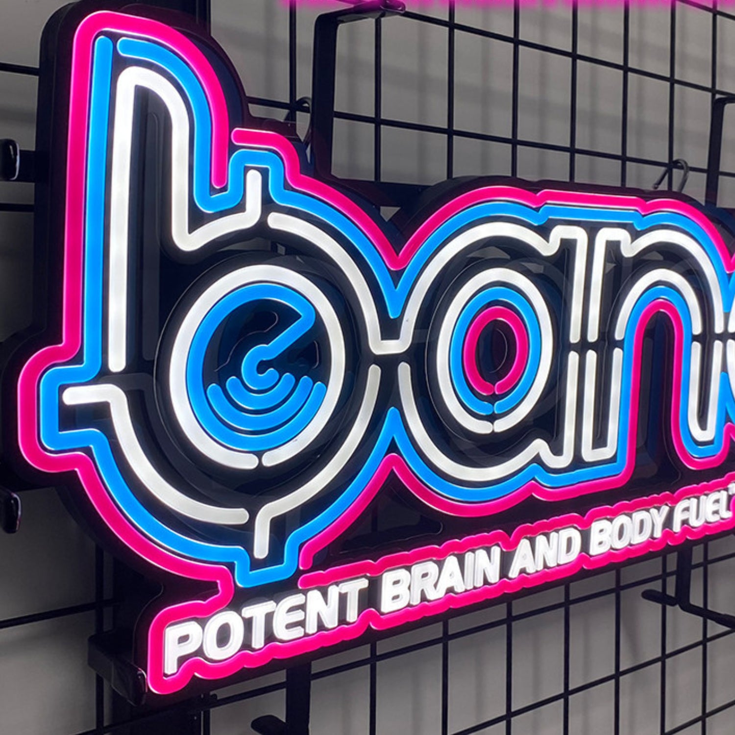 Eco LED neon sign close-up for brand activation