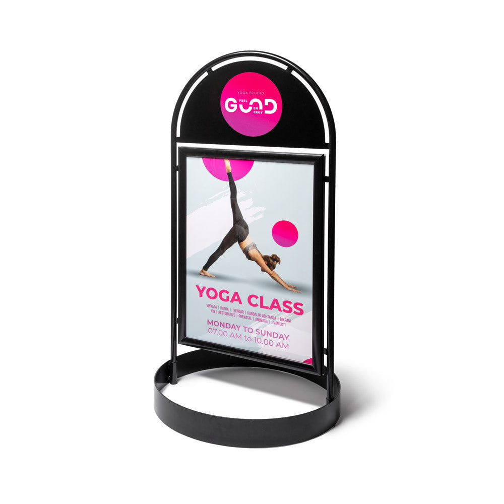 Custom Printed City Sign Elegant Steel 50 x 70
