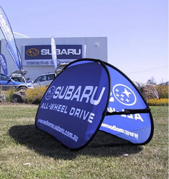Portable A-Frame Pop-Up Banner Stand – Custom Branding
