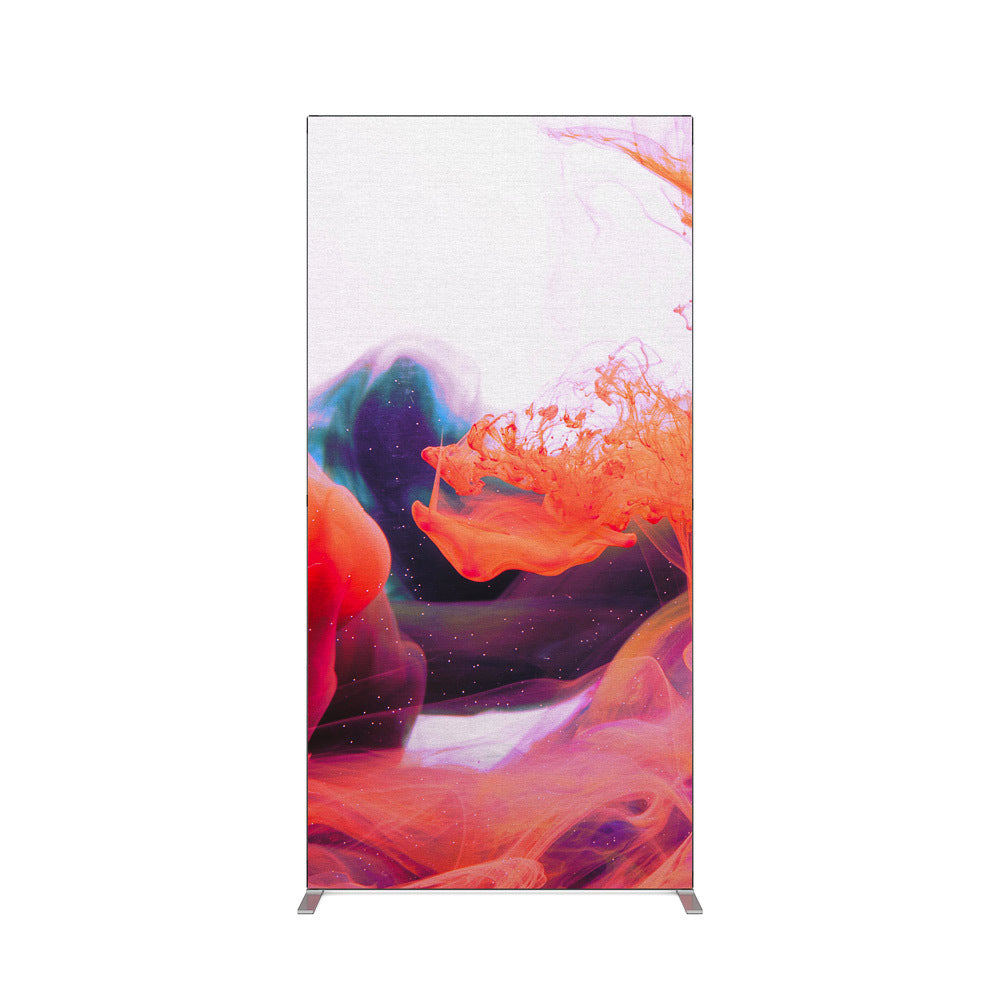 Custom Printed FlexFrame Wall Set 100 x 200 cm Silver — view 2