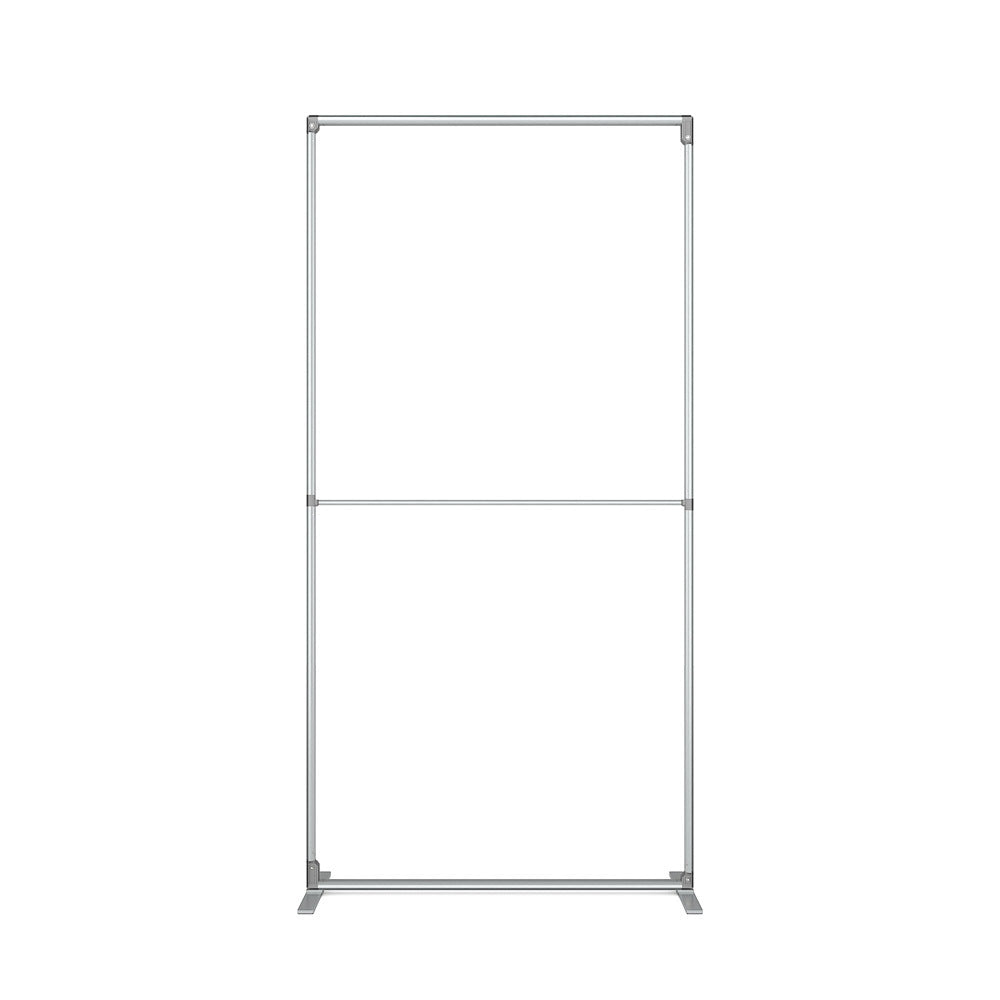 Custom Printed FlexFrame Wall Set 100 x 200 cm Silver — view 4