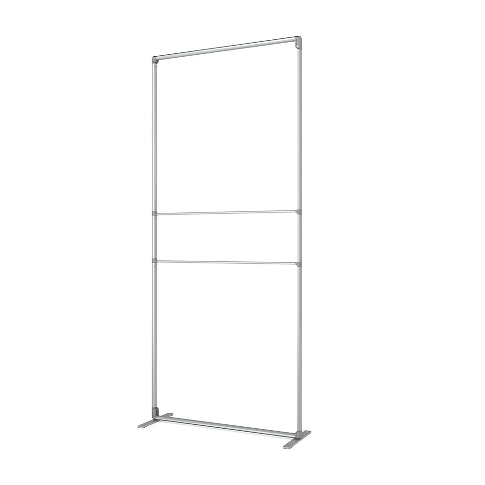 Custom Printed FlexFrame Wall Set 100 x 230 cm Silver (incl. Extension Set 30 cm) — view 3