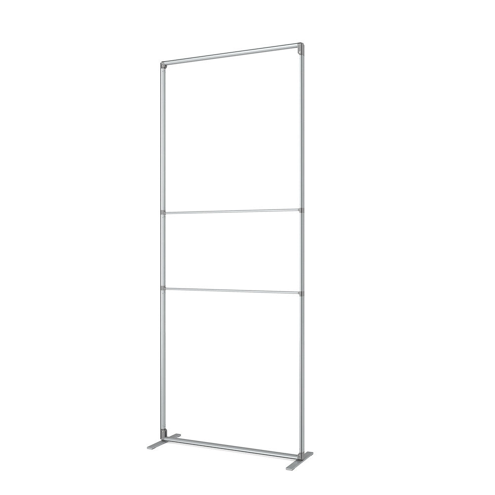 Custom Printed FlexFrame Wall Set 100 x 250 cm Silver (incl. Extension Set 50 cm) — view 3