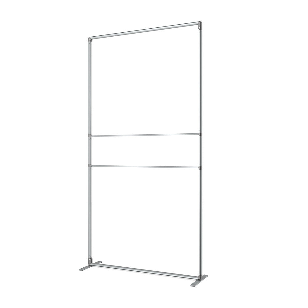 Custom Printed FlexFrame Wall Set 120 x 230 cm Silver (incl. Extension Set 30 cm) — view 3