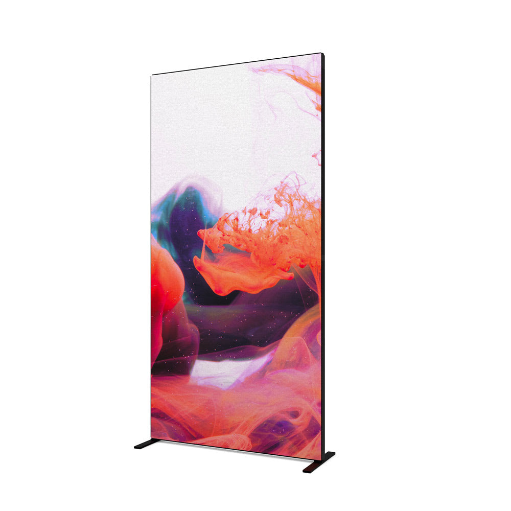 Custom Printed FlexFrame Wall Set 100 x 200 cm Black