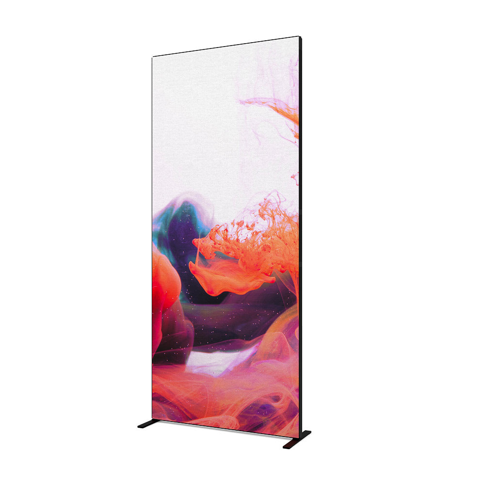 Custom Printed FlexFrame Wall Set 100 x 230 cm Black (incl. Extension Set 30 cm)