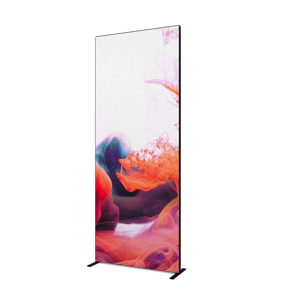 Custom Printed FlexFrame Wall Set 100 x 250 cm Black (incl. Extension Set 50 cm)
