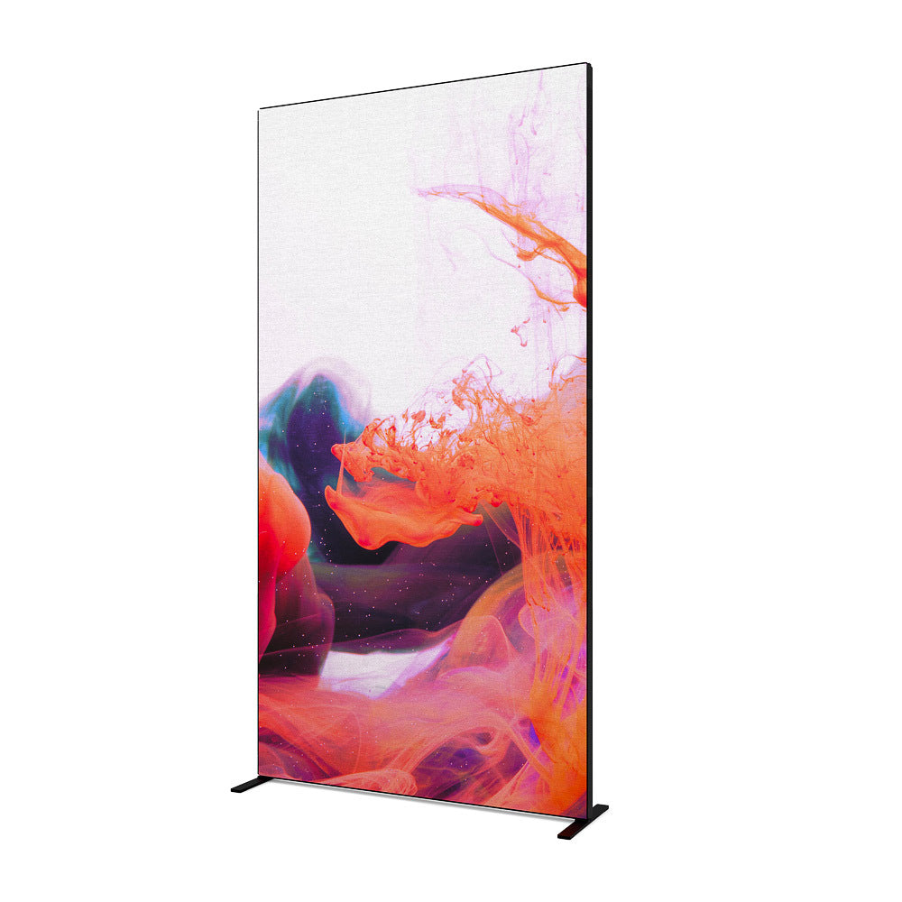 Custom Printed FlexFrame Wall Set 120 x 230 cm Black (incl. Extension Set 30 cm)