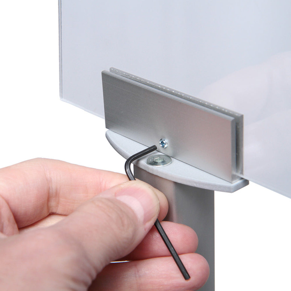 Custom Printed Info Post Design Slim Leaflet Holder Display A4 — view 3