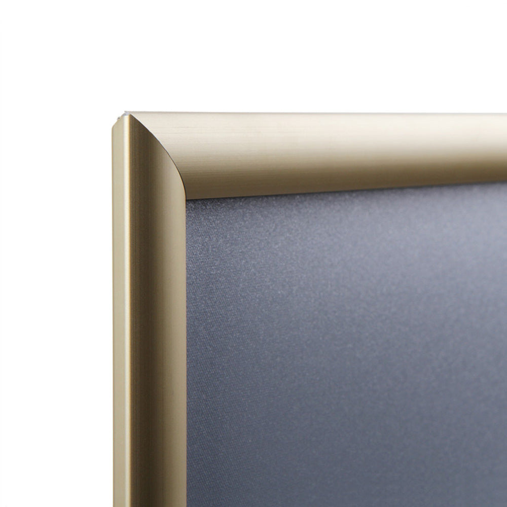 Custom Printed 25 mm Snap Frame Mitred Corners A1 Gold — view 4