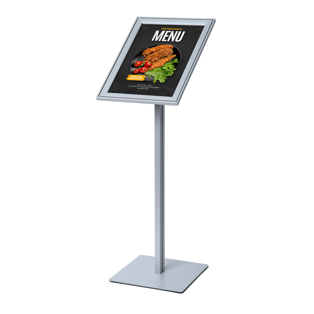 Custom Printed Menu Board Design Compasso® 37 mm Mitred Corners A3