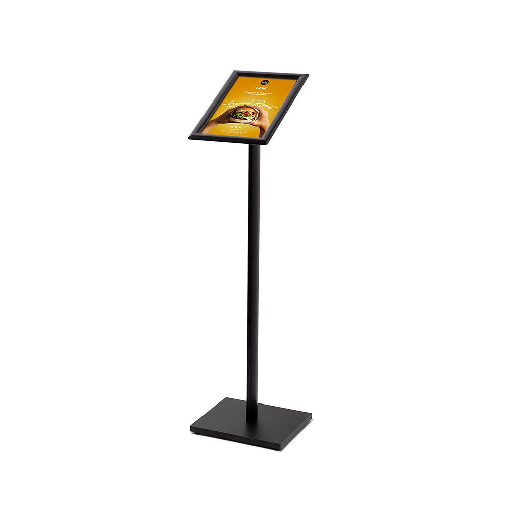 Custom Printed Menu Board Design Standard Black 25 mm Mitred Corners A4