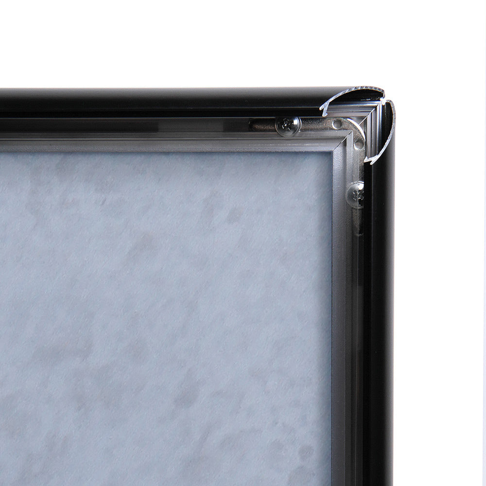 Custom Printed Menu Board Design Standard Black 25 mm Mitred Corners A4 — view 3