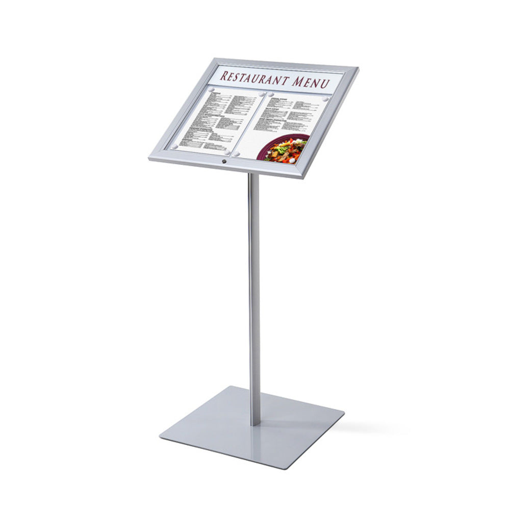 Custom Printed Lockable Menu Stand Non-Illuminated 2x A4