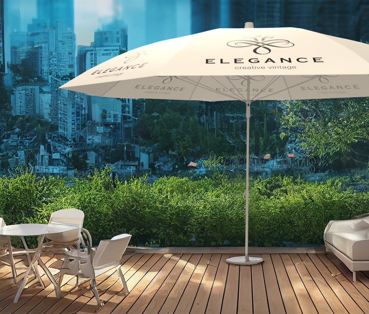 Custom Beach Parasol Without Frills – Durable & Stylish