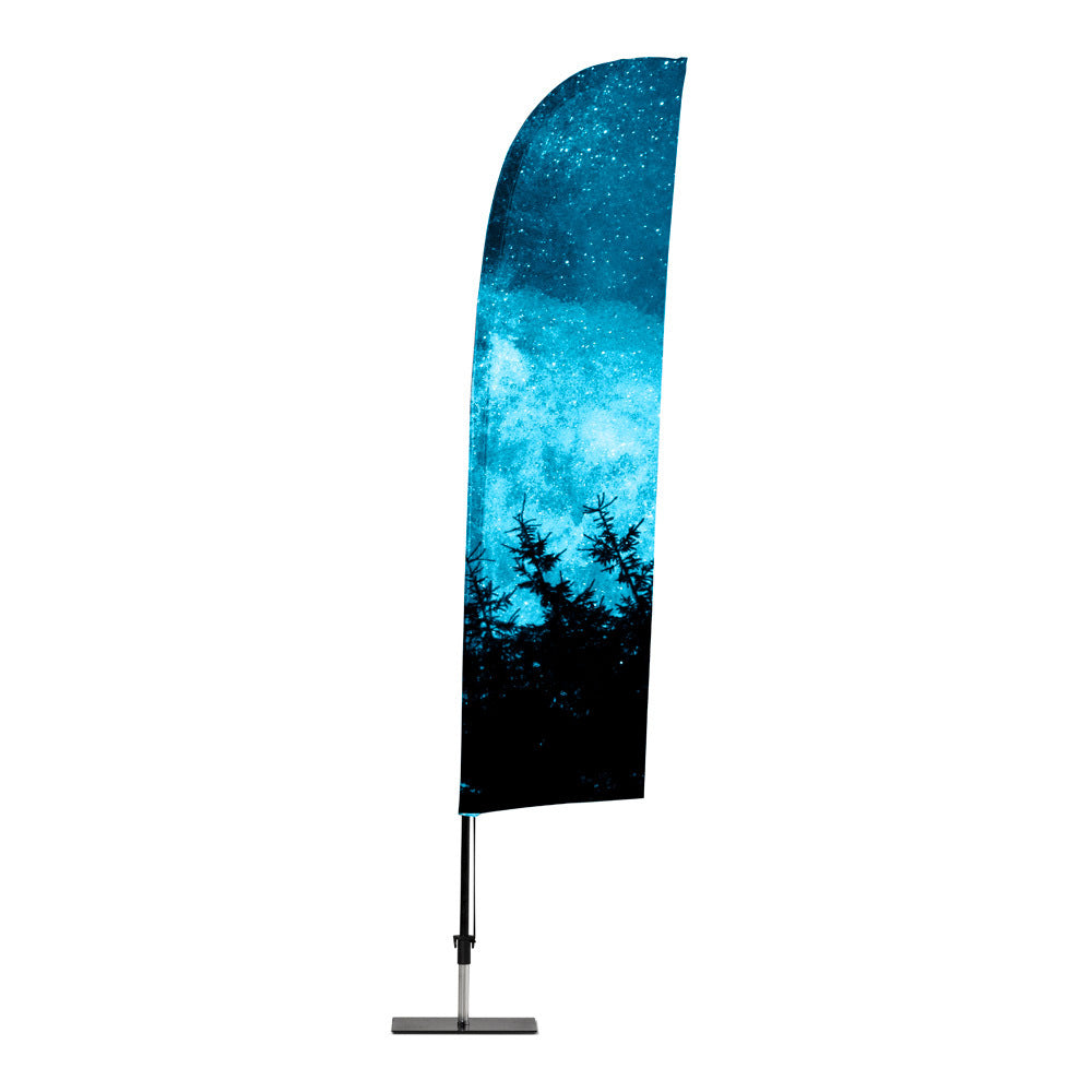 Custom Printed Beach Flag Promo Wind And Drop — view 2