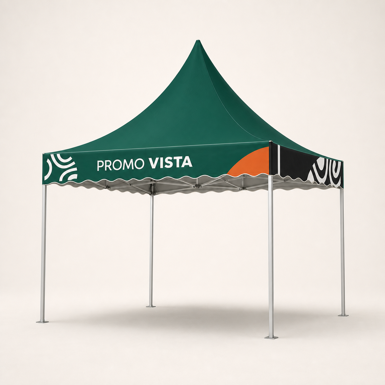 Promo Vista custom printed high-peak pagoda canopy tent
