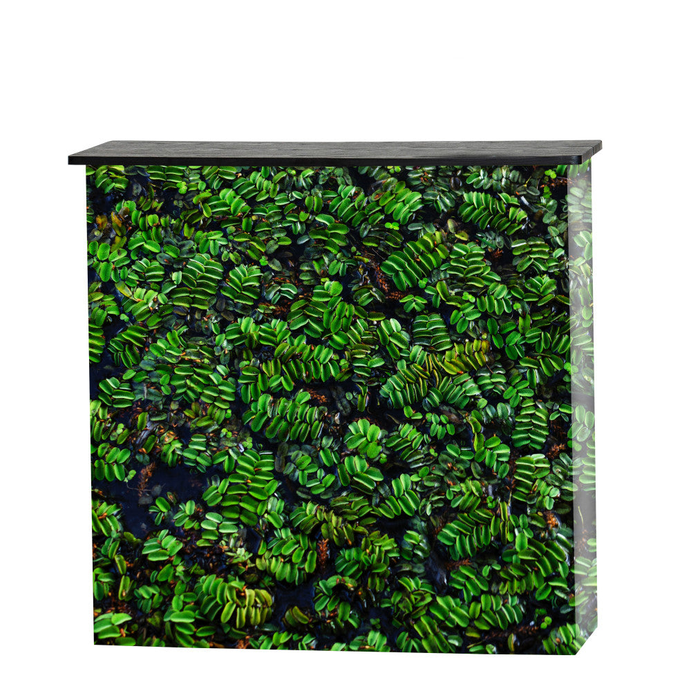 Folding fabric promotional counter with custom print