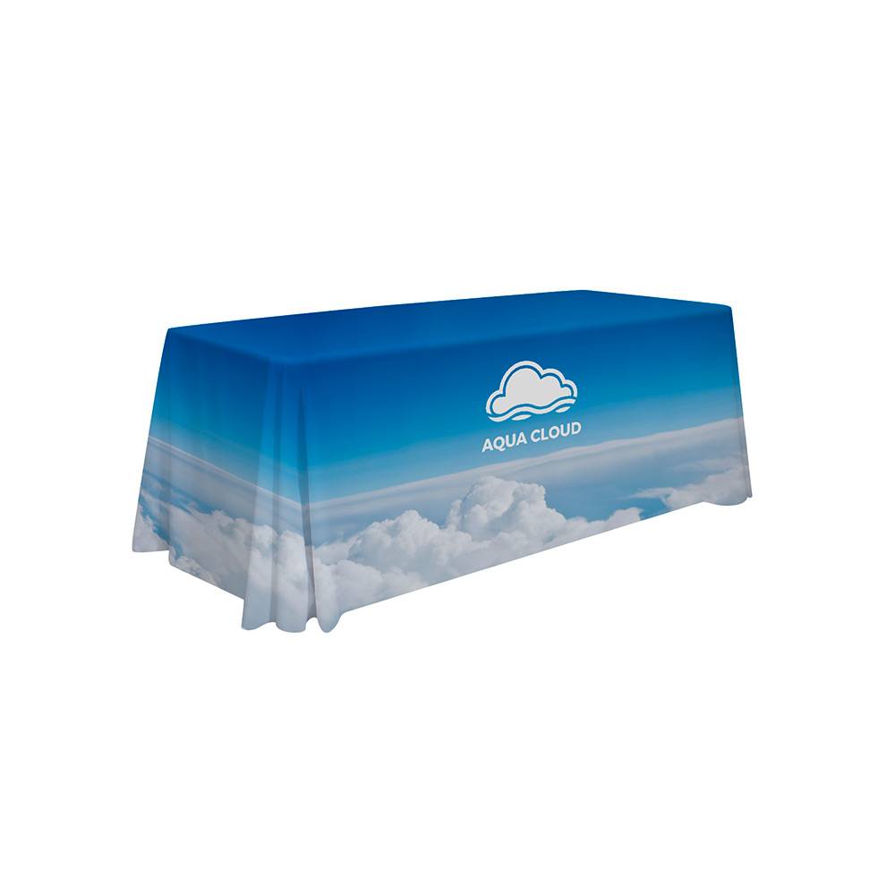 Custom Printed Full-Cover Tablecloth – full colour example